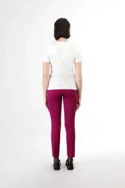 t-shirt manica corta con logo be noir bianco