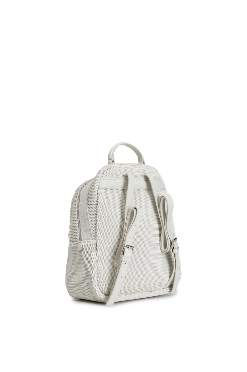 zaino con nastro di strass avorio