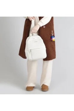 zaino con nastro di strass avorio